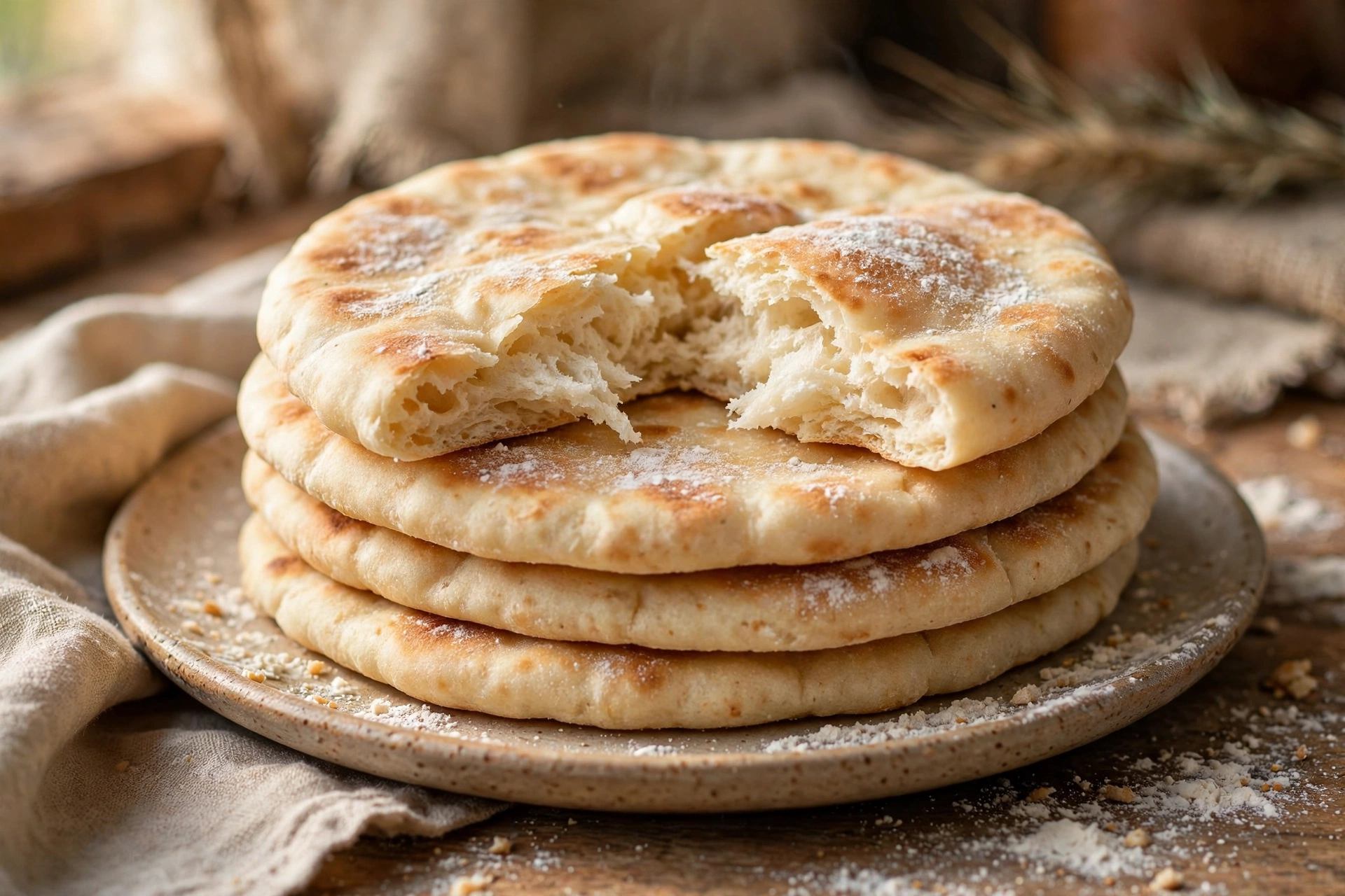 Simple Soft Gluten-Free Flatbread (Extra Easy, 5 Ingredients)